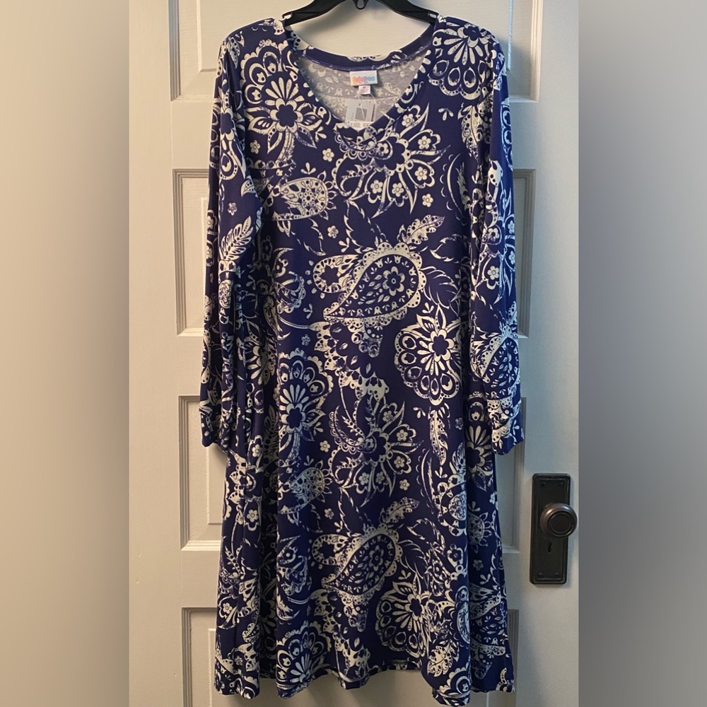 NWT LuLaRoe Emily Long Sleeve Swing Dress